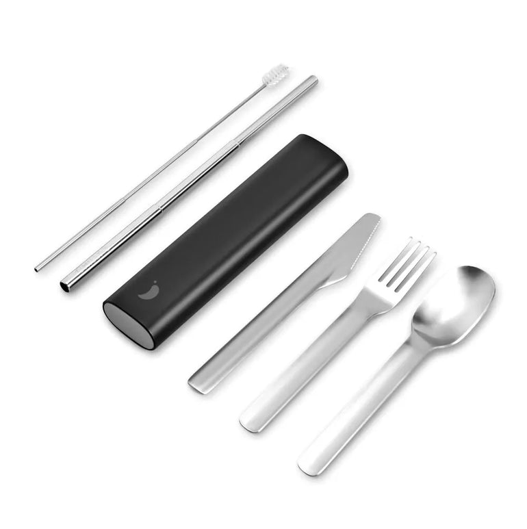 Chilly's | Travel Cutlery Set | Stainless Steel | Aluminium Case