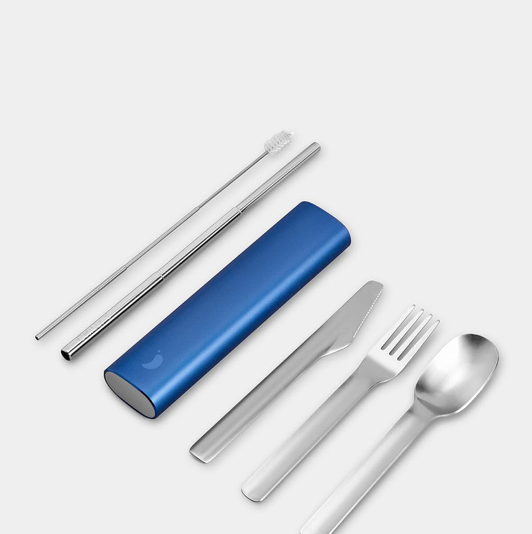 Chilly's | Travel Cutlery Set | Stainless Steel | Aluminium Case